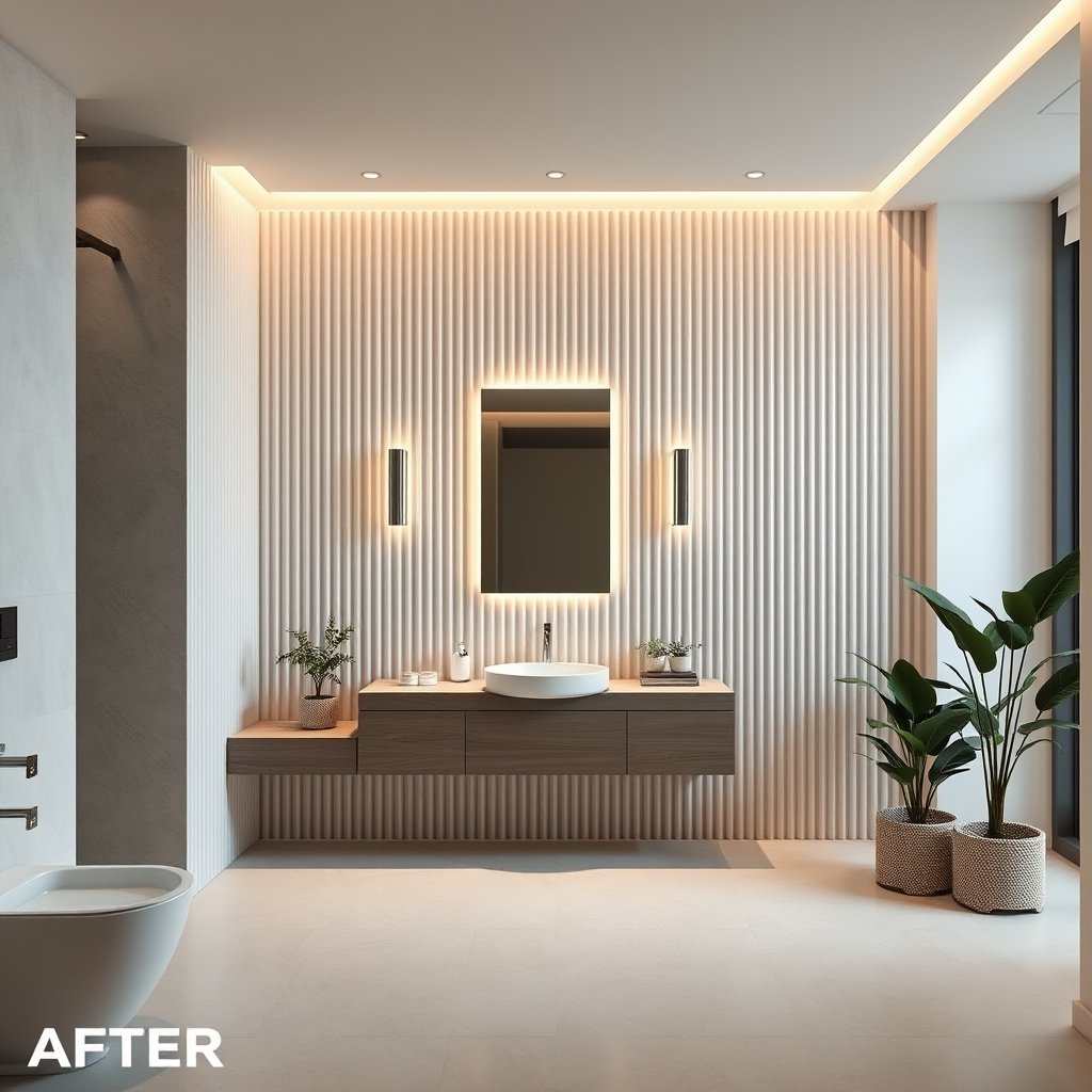 Fluted wall panel DIY - Illustration 3