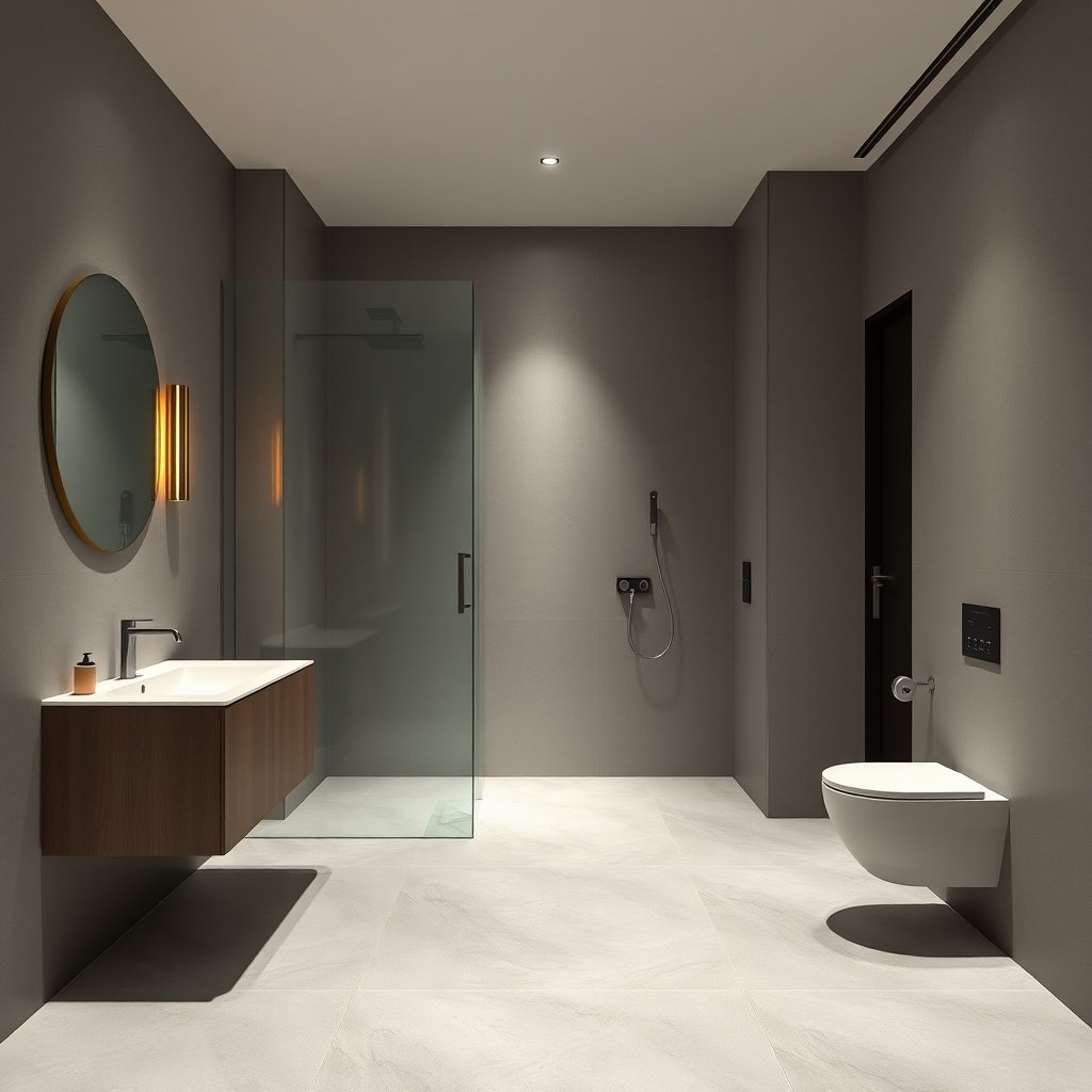 Microcement bathroom walls - Illustration 3