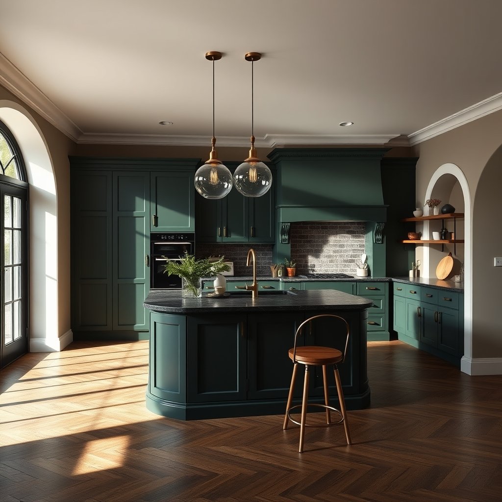 Moody kitchen design - Illustration 1