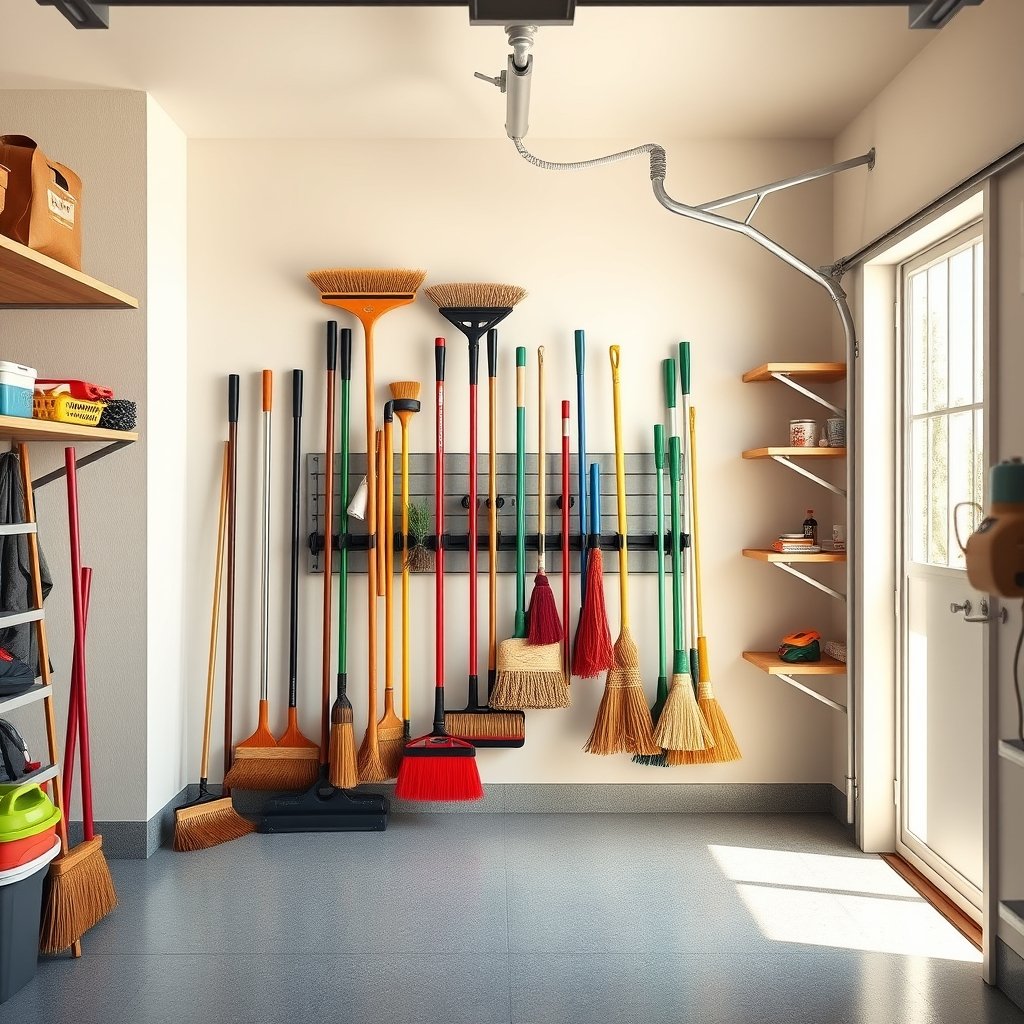 broom holder product view