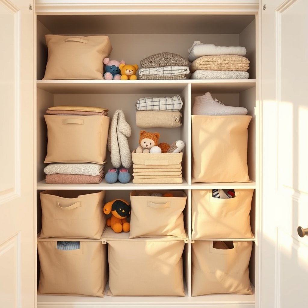 storage cubes in action