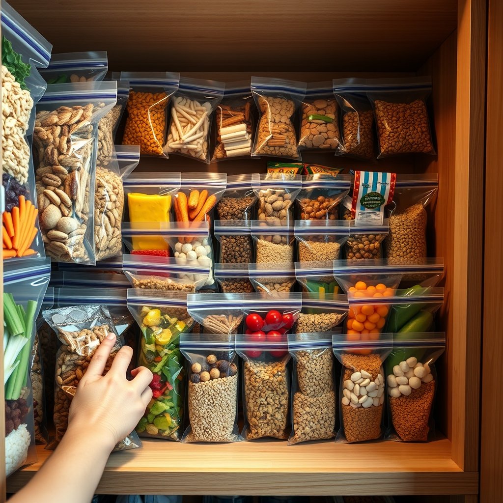 storage bags in action