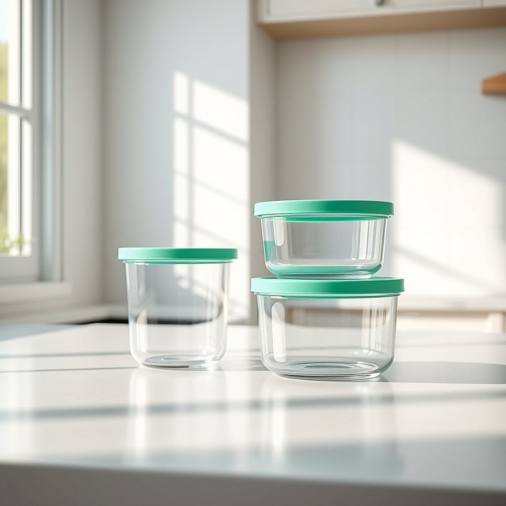 glass containers product view
