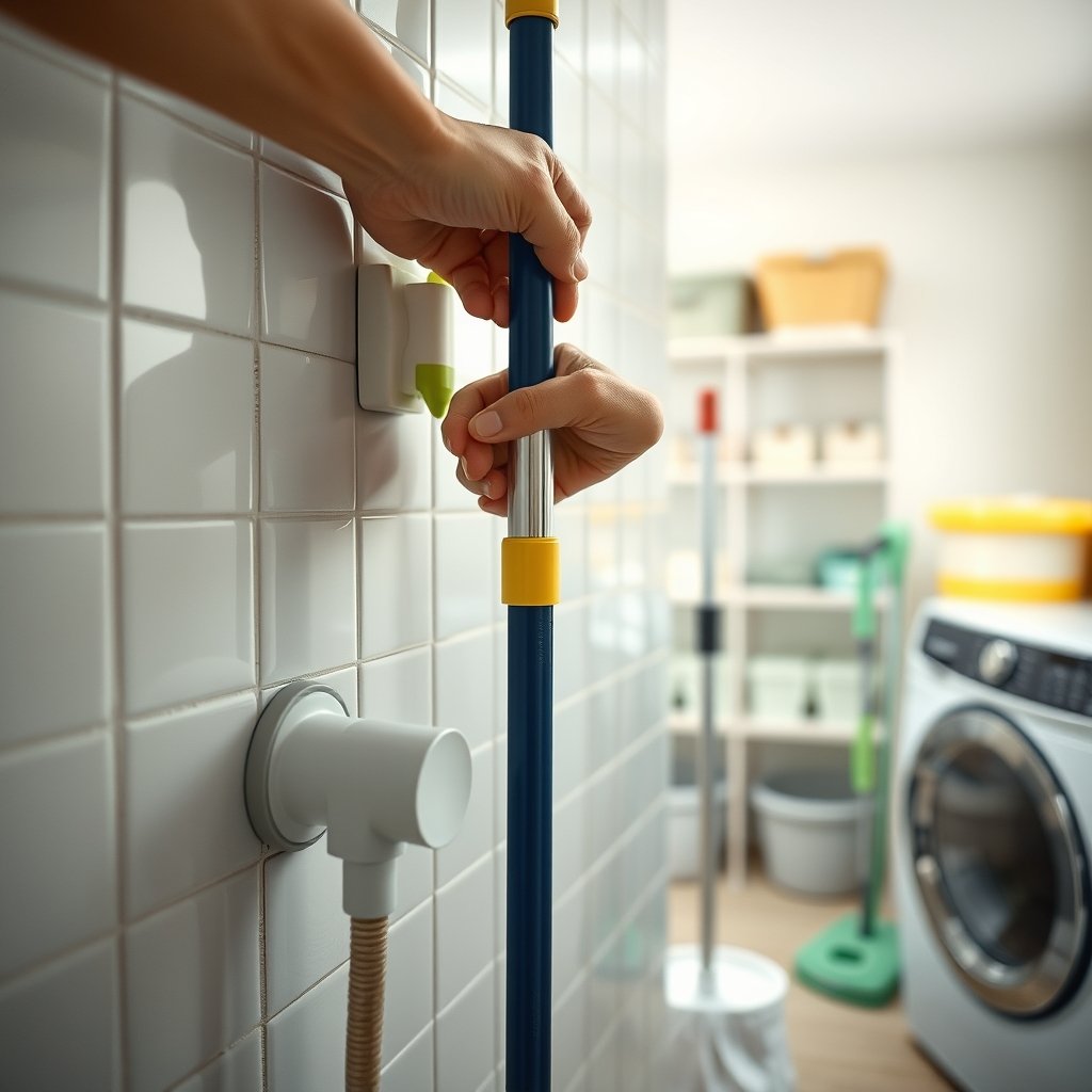 broom gripper in action