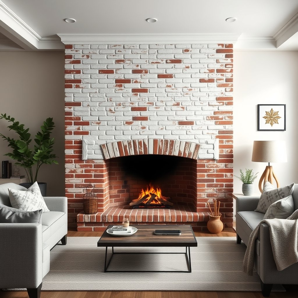 German smear fireplace - Illustration 1