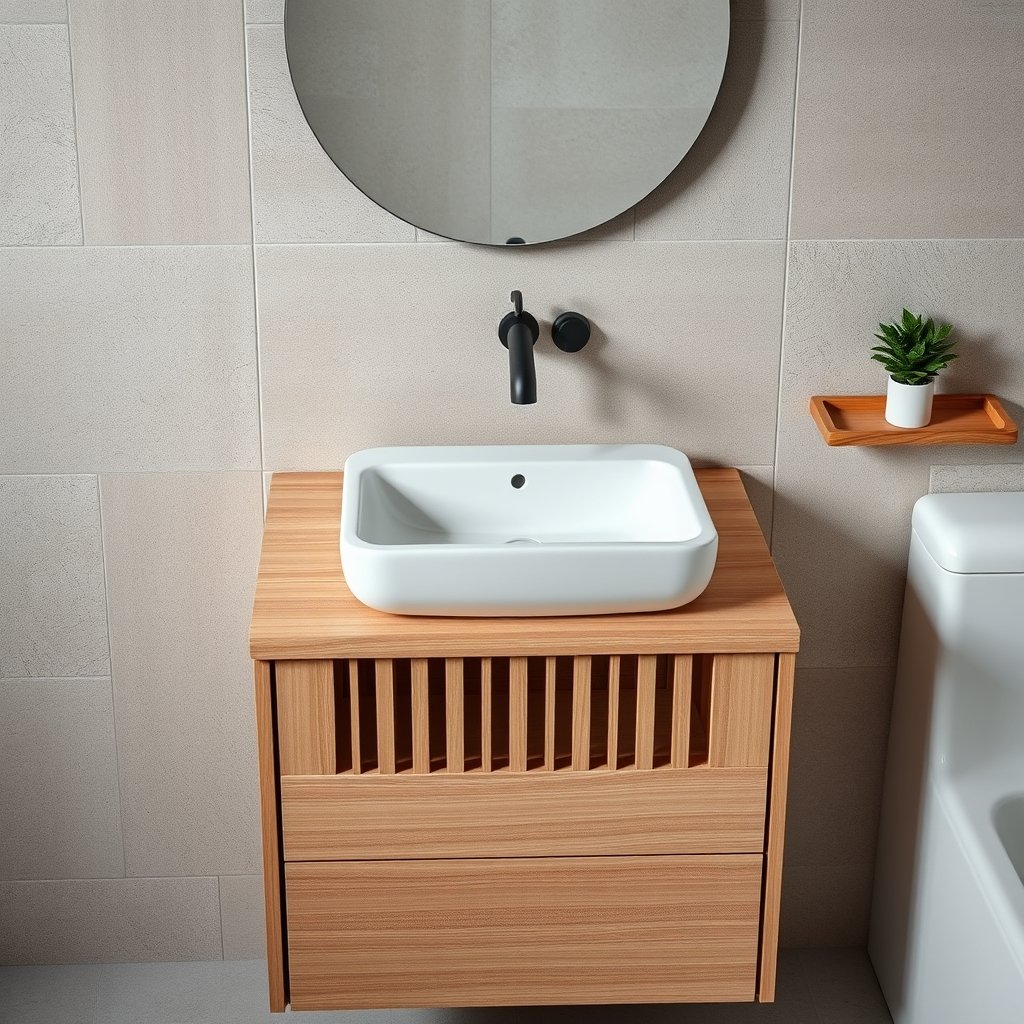 Japandi bathroom design - Illustration 2