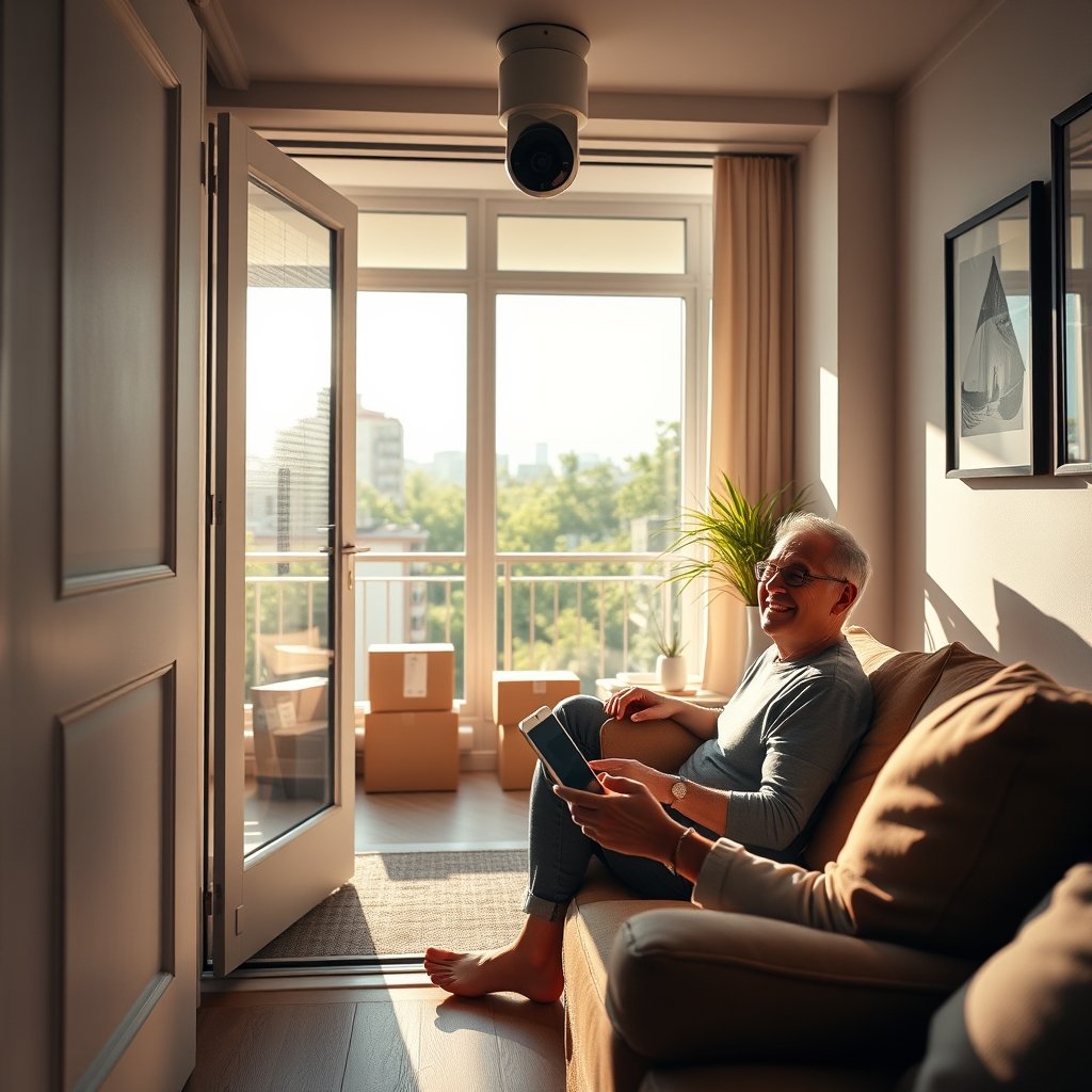 front door camera for apartment - Illustration 3