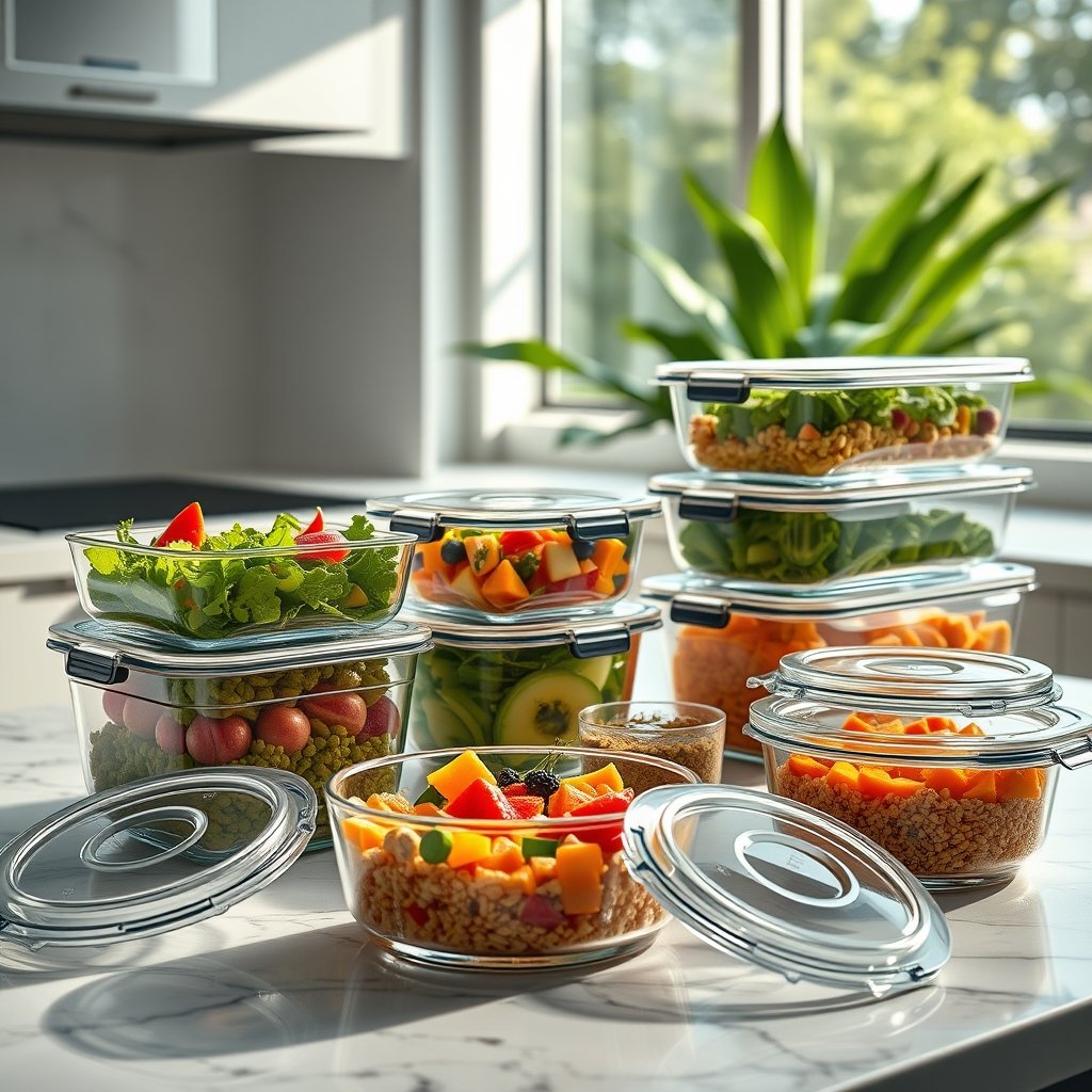 glass containers product view