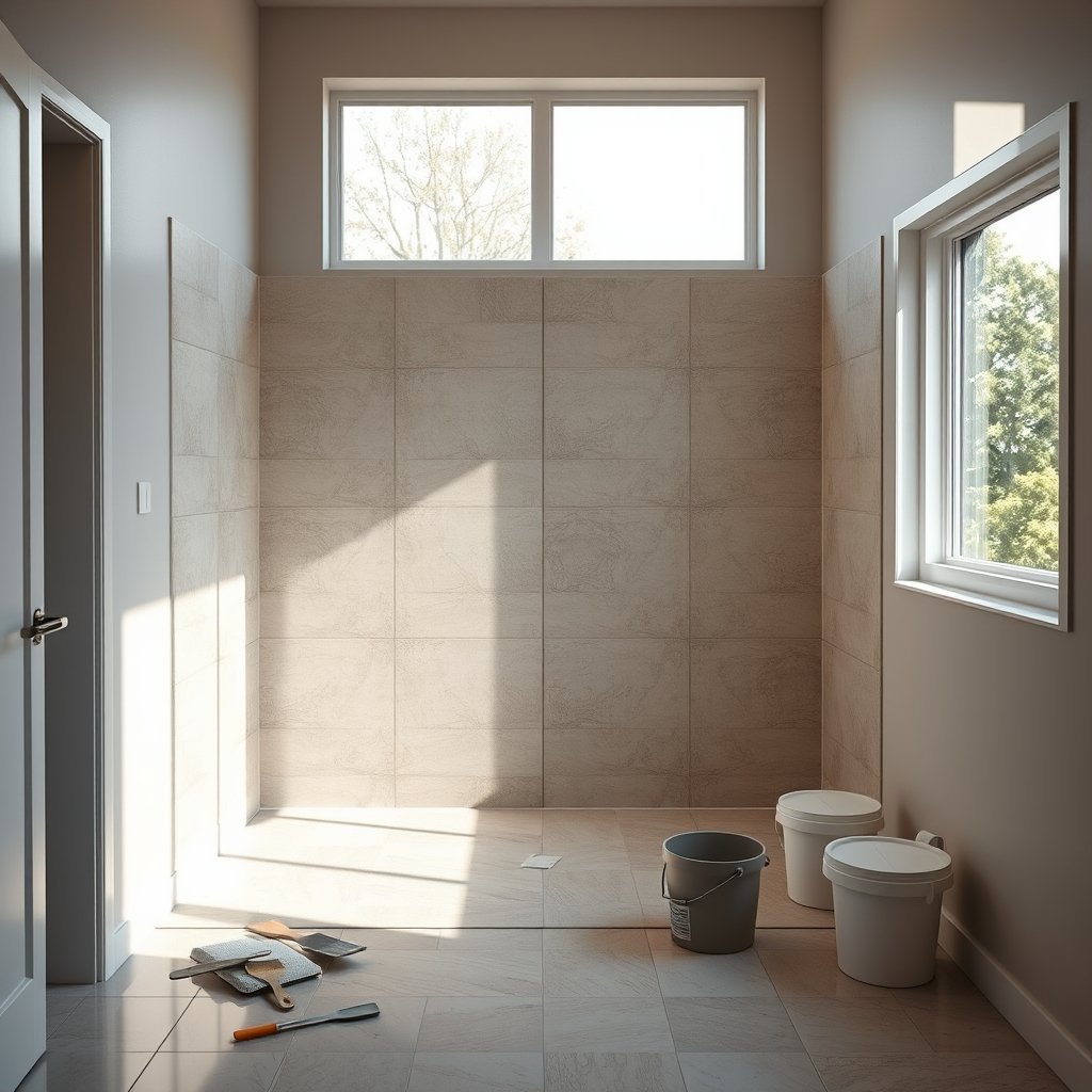 how long does it take to tile a shower - Illustration 1