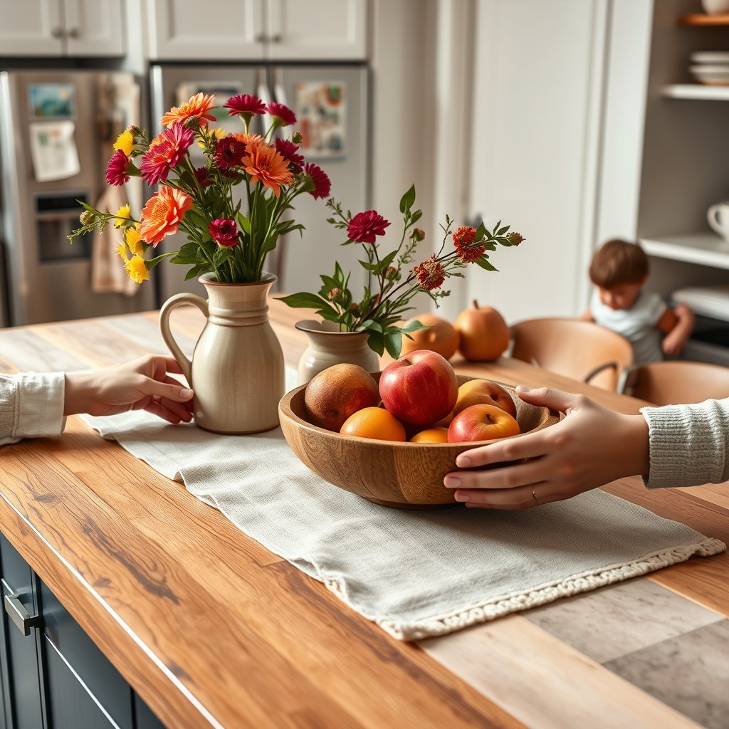 kitchen island centerpiece ideas - Illustration 2