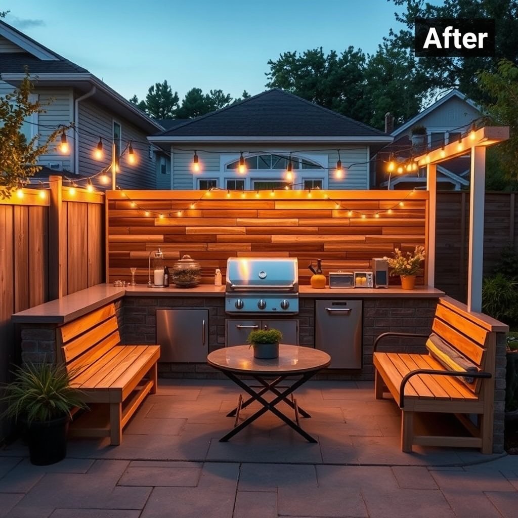 simple outdoor kitchen ideas - Illustration 3