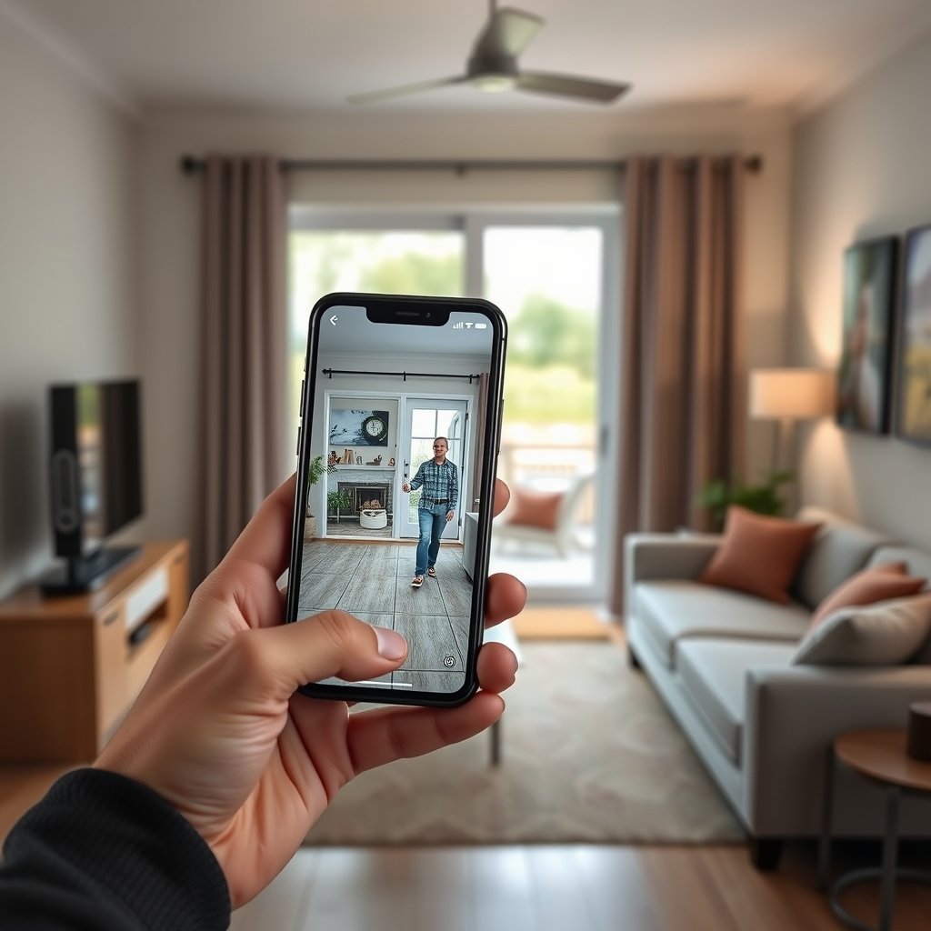 video doorbell in action