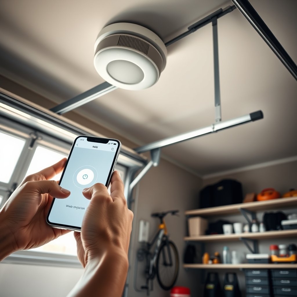 garage automation in action