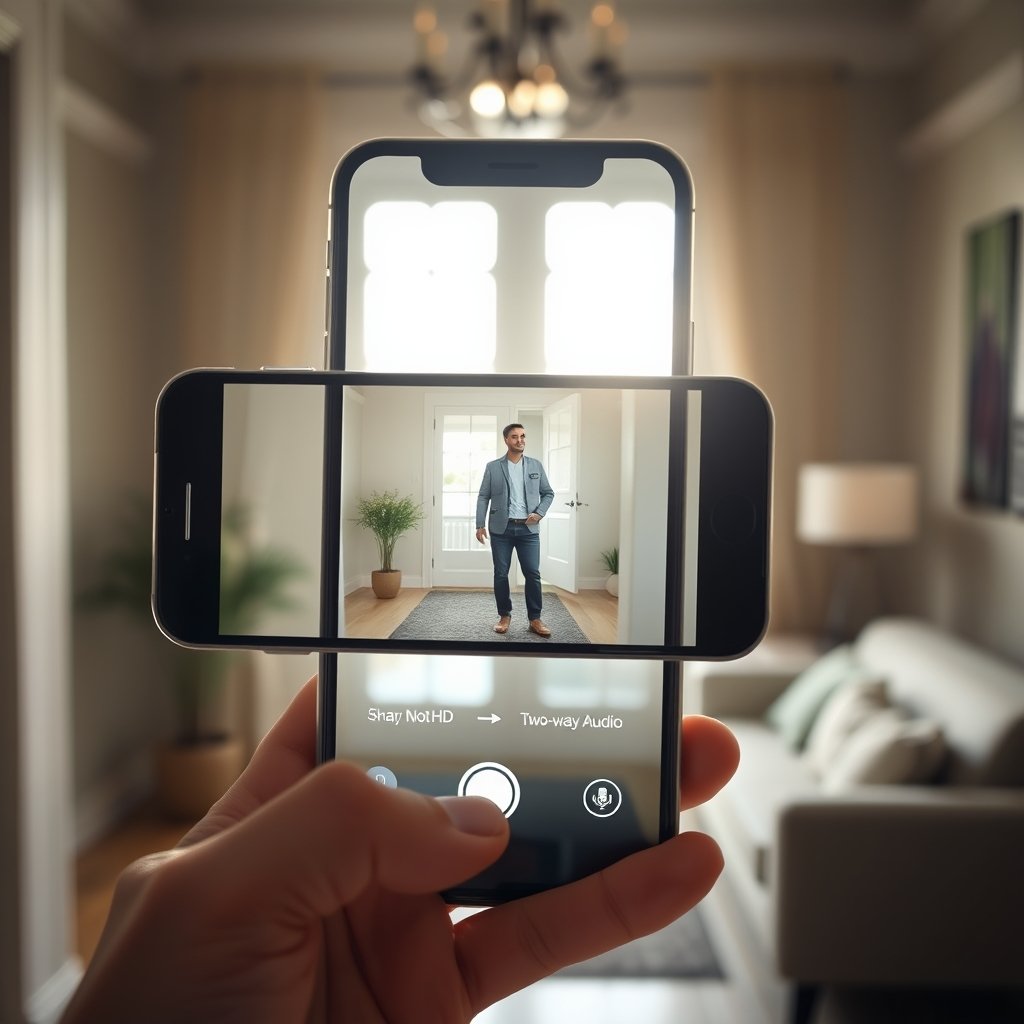 video doorbell in action