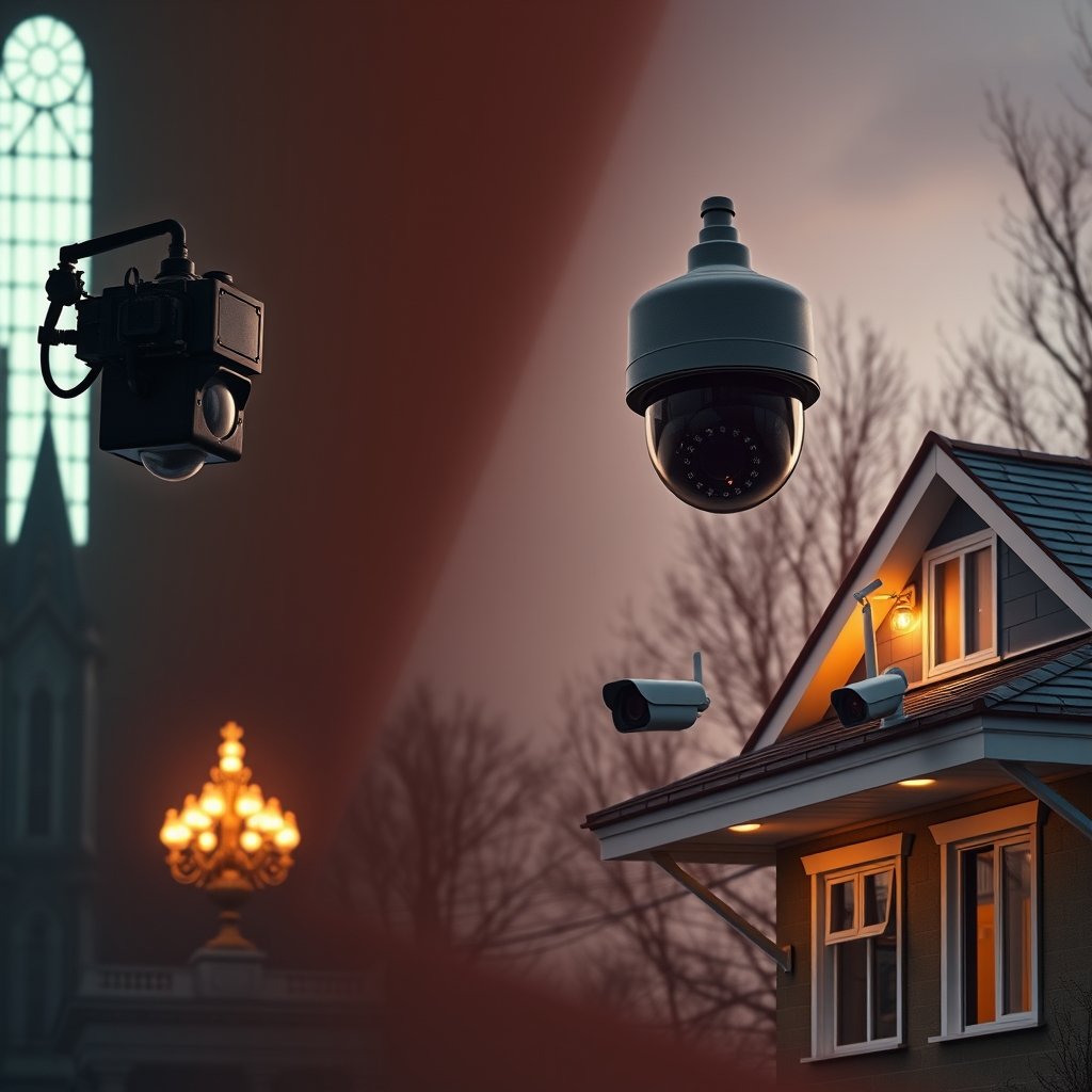 when were security cameras invented - Illustration 1