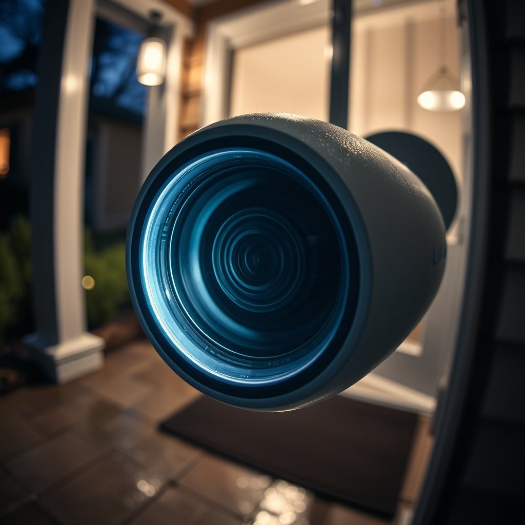 outdoor camera in action